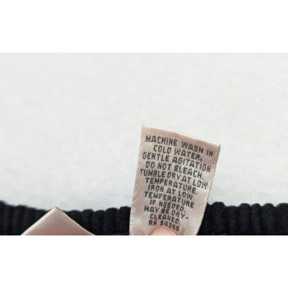 Kim Rogers Women's Pants Size 8P Black Soft Microfiber Elastic Waist Pull-On - Picture 4 of 11